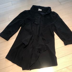 Love...Ady Black Ruffle Cardigan